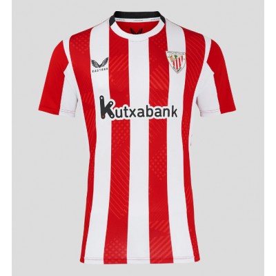 Moški Nogometni dresi Athletic Bilbao Nico Williams #10 Domači 2024-25 Kratek Rokav Moški Nogometni dresi Athletic Bilbao Nico Williams #10 Domači 2024-25 Kratek Rokav